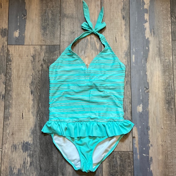 Circo Other - Circo Girls Swimsuit Size 10/12 One Piece Bathing Suit Swim  Wear Swimming Suit